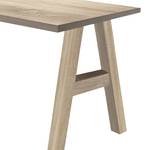 Bureau Leeton I Lichte San Remo eikenhouten look - Breedte: 120 cm