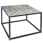 Table basse Almaraz Céramique / Acier - Multicolore - 60 x 60 cm
