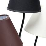 Lampe Flexible I Acier - Coton - 3 ampoules - Noir