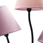Lampe Flexible I Acier - Coton - 3 ampoules - Rose