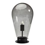 Lampe Bulb Verre / Acier - 1 ampoule - Noir