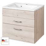 Wastafel Fontana Iconic beukenhouten look - Breedte: 60 cm