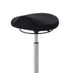 Tabouret pivotant Enid Tissu / Métal - Noir