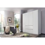 Armoire Mainz Blanc alpin - Largeur : 181 cm - Sans portes miroir