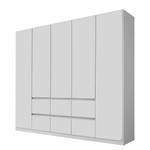 Armoire Mainz Blanc alpin - Largeur : 226 cm - Sans portes miroir