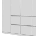 Armoire Mainz Blanc alpin - Largeur : 226 cm - Sans portes miroir