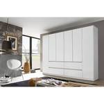 Armoire Mainz Blanc alpin - Largeur : 271 cm - Sans portes miroir