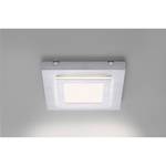 LED-plafondlamp Tiling I plexiglas / aluminium - 2 lichtbronnen