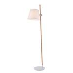 Lampadaire Miriam Coton / Fer - 1 ampoule - Blanc