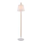 Lampadaire Miriam Coton / Fer - 1 ampoule - Blanc