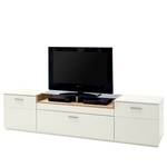 Tv-meubel Carini wit/eikenhouten look - Breedte: 240 cm