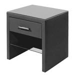 Table de chevet Belaja Microfibre - Gris