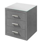 Table de chevet Bannon Microfibre - Gris