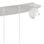 Hanglamp Dakota IJzer - 5 lichtbronnen - Wit/zilverkleurig