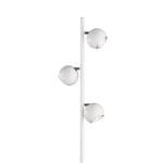 Lampadaire Dakota Fer - 3 ampoules - Blanc / Argenté