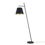 Lampadaire Andreus Coton / Fer - 1 ampoule - Noir / Laiton