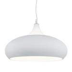 Hanglamp Lisboa Glas/ijzer - 3 lichtbronnen - Wit