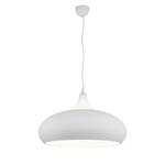 Hanglamp Lisboa Glas/ijzer - 3 lichtbronnen - Wit