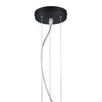 Suspension Baron Fer - 4 ampoules - Noir profond