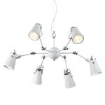 Lustre Edward Fer - 6 ampoules - Blanc