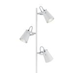 Staande lamp Edward IJzer - 3 lichtbronnen - Wit