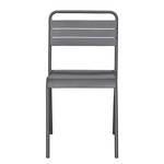 Chaises de jardin Kansas (lot de 2) Fer - Gris