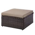 Tabouret de jardin Paradise Lounge Polyrotin / Nylon - Marron / Beige