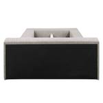 Gestoffeerd bed Sidney Geweven stof - grijs - 160 x 200cm