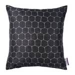 Housse de coussin T-Golden Graphic Tissu - Noir profond