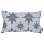 Housse de coussin T-Winter Stars Tissu - Gris / Blanc