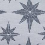 Housse de coussin T-Winter Stars Tissu - Gris / Blanc