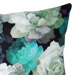 Housse de coussin T-Velvet Flowers Tissu - Multicolore