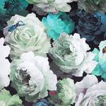 Kissenbezug T-Velvet Flowers Webstoff - Mehrfarbig
