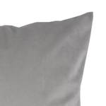 Housse de coussin T-French Velvet Tissu - Gris clair