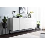 Sideboard Zaddy I Weiß / Schwarz - Weiß