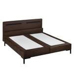 Boxspring Allegany microvezel - bruin - 180 x 200cm