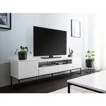 Tv-meubel Zaddy II wit/zwart - Wit