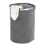 Wasmand Cordoba Geweven stof/aluminium - Grijs