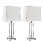 Lampes Max (lot de 2) Coton / Cristallin - 1 ampoule