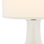 Lampe Charlie Coton / Cristallin - 1 ampoule - Blanc alpin / Blanc nacré