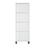 Scarpiera MiPuro Bianco lucido - Altezza: 153 cm