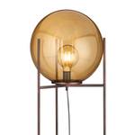 Lampadaire Ronda Verre / Fer - 1 ampoule - Ocre