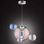 LED-hanglamp Mia Glas/ijzer - 4 lichtbronnen