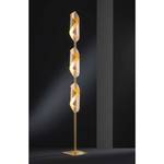 LED-Stehleuchte Safira Eisen - 3-flammig - Gold