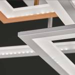 LED-Deckenleuchte Modesto Acrylglas / Aluminium - 3-flammig - Weiß - Breite: 50 cm