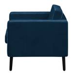 Ensemble de canapés Croom (3-2-1) Microfibre - Velours Krysia: Bleu foncé