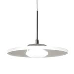 LED-hanglamp Crow plexiglas/nikkel - 1 lichtbron