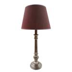 Lampe Marie Coton / Bouleau massif - 1 ampoule