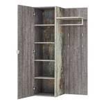 Garderobe Sion Vintage metallic/Aquino pijnboomhout look