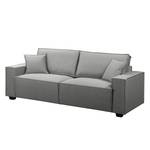 Sofa Muriba I (3-Sitzer) Strukturstoff - Grau